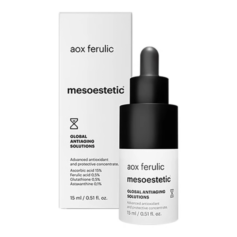 AOX Ferulic Serum Mesoestetic | Protección, Colágeno, Luminosidad, firmeza