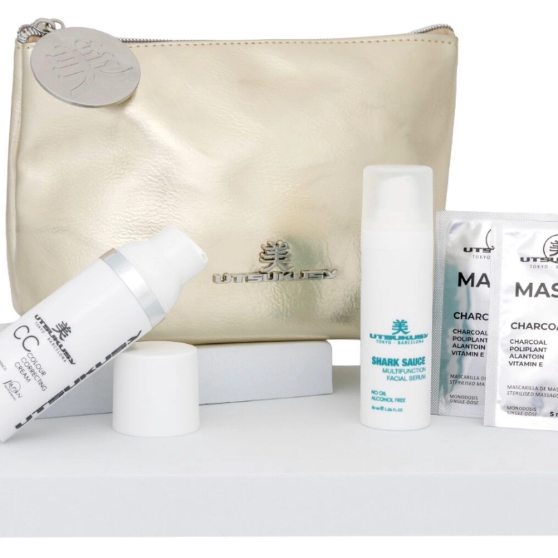 BB Glow CC con Serum Shark Sauce + Crema Color SPF 50 | Utsukusy - Pack 2025 con Regalos BB Glow CC con Serum Shark Sauce + Crema Color SPF 50 | Utsukusy - Pack 2025 con Regalos