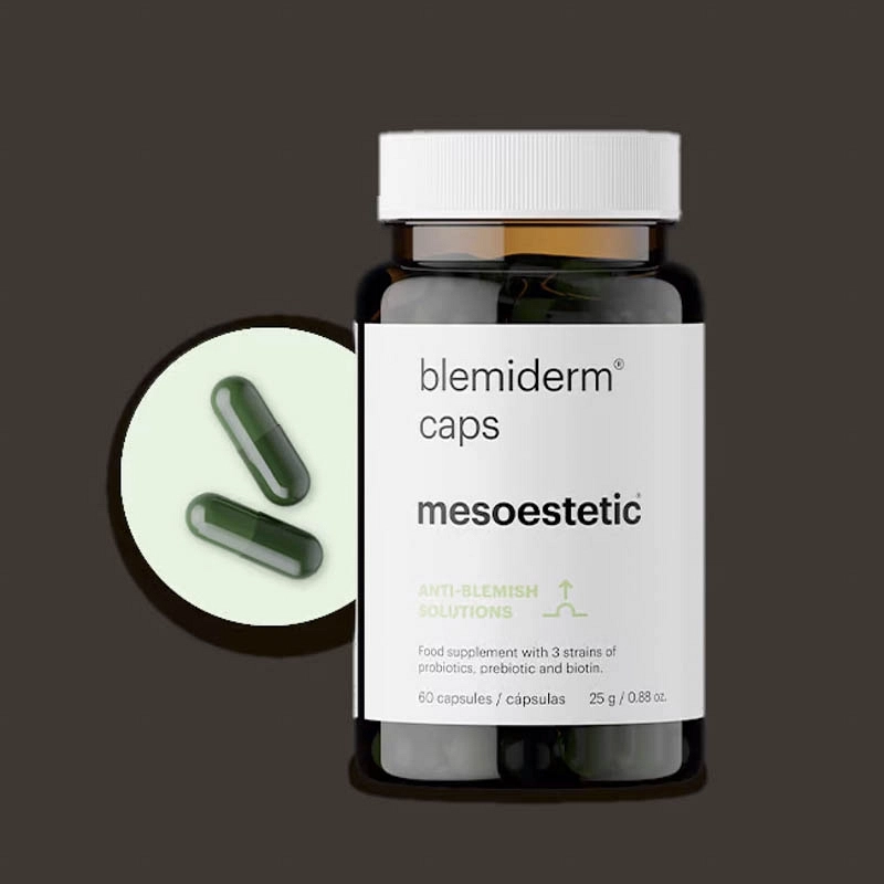 blemiderm® caps Mesoestetic | Complemento alimenticio anti-imperfecciones