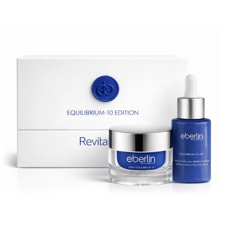 Estuche Equilibrium Eberlin | Sérum 30ml + Crema Hydra Vital 50ml (Línea Equilibrium) Estuche Equilibrium Eberlin | Sérum 30ml + Crema Hydra Vital 50ml (Línea Equilibrium)