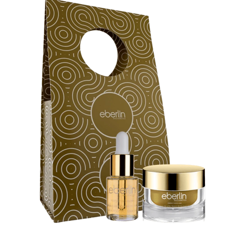 Estuche Gold noche Eberlin | Serum y Crema Facial