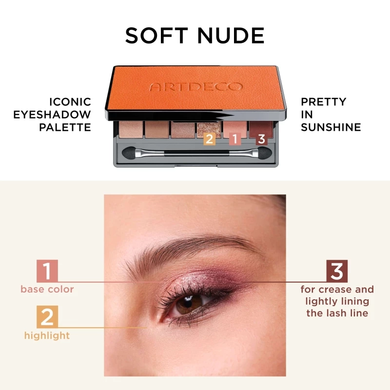 Iconic Eyeshadow Palette Pretty in Sunshine – Paleta de Sombras ARTDECO