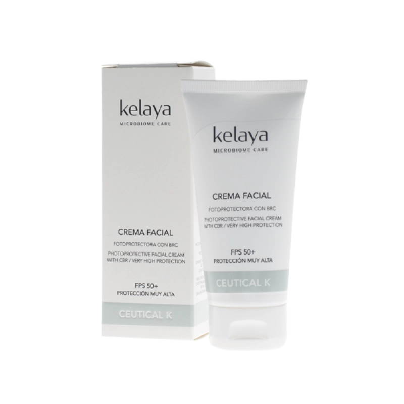 Kelaya CREMA FACIAL | Fotoprotectora FPS 50+ | Antiedad | Luminosidad | BRC