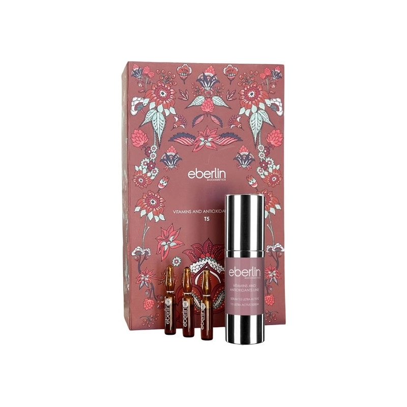 Kit T5 EBERLIN + Ampollas | Tratamiento vitamínico intensivo pieles secas y arrugas