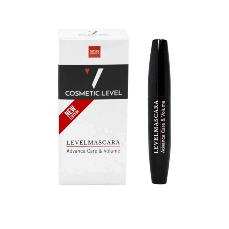 LevelMascara Advance Care & Volume – Máscara de Pestañas MAXI Formato 10 ml con Cuidado y Volumen Av