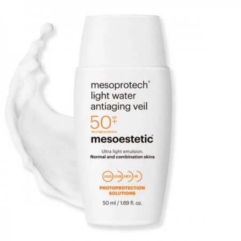Llight wáter antiaging veil | Protección Solar Antiedad Mesoprotech | Mesoestetic