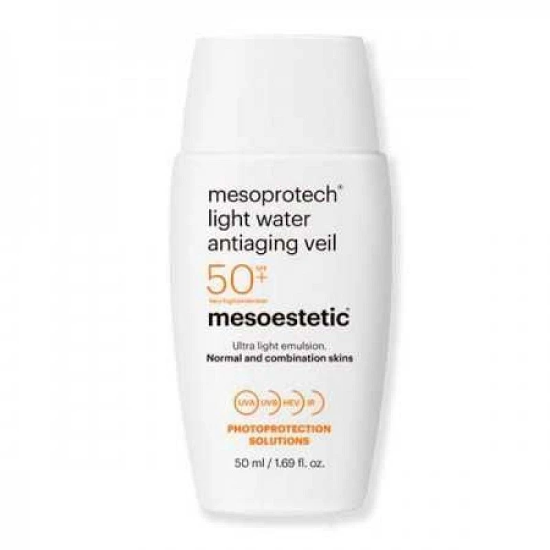Llight wáter antiaging veil | Protección Solar Antiedad Mesoprotech | Mesoestetic