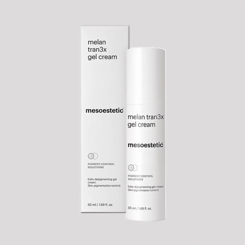 Melan Tran3x gel cream Mesoestetic | Despigmentante facial