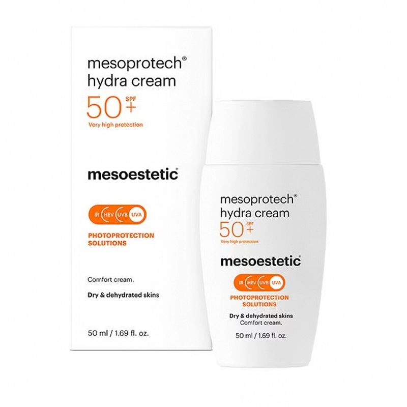 mesoprotech® hydra cream | Protector solar facial SPF 50+ piel seca