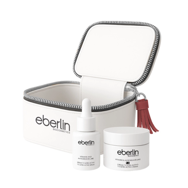 Pack Navidad Vitaminas y Antioxidantes Eberlin | Sérum T-5 y Crema T-5 Ultraactiva