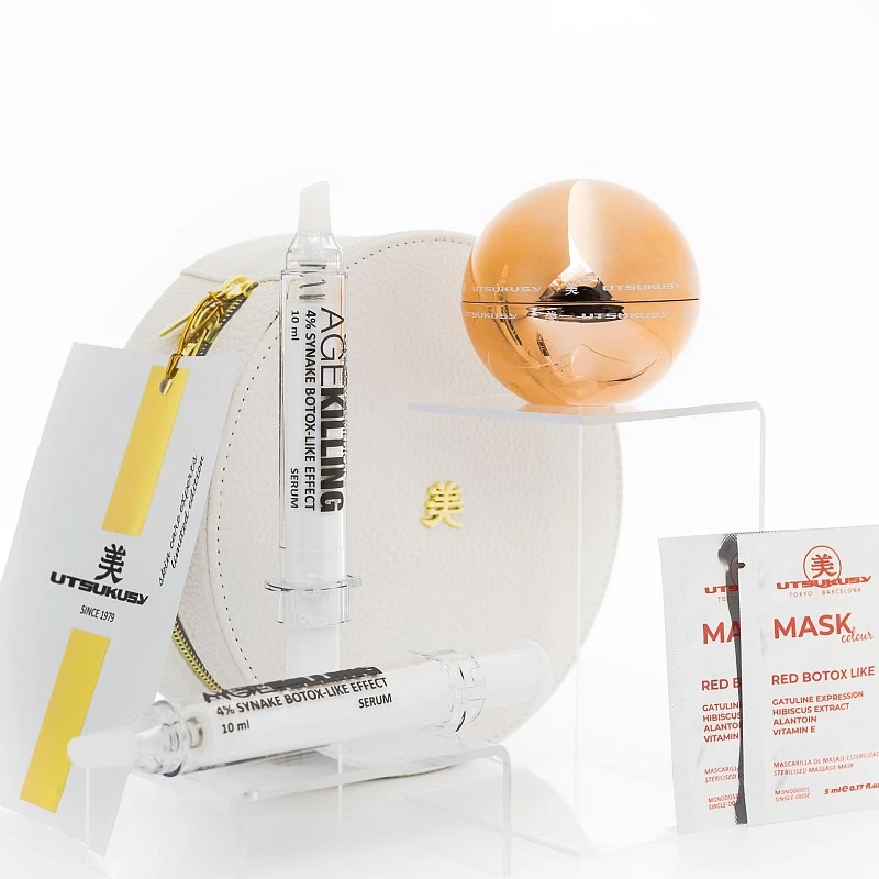 Set Agekilling Utsukusy  | Crema, Serum y Máscara Color Red