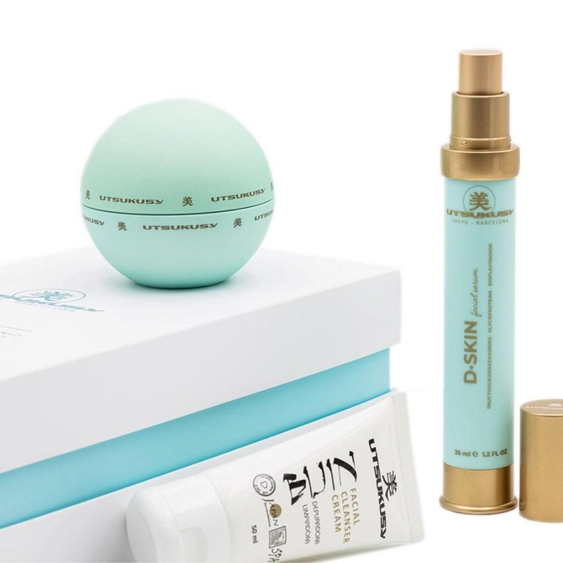 Set DSkin Utsukusy | Tratamiento Antiedad con Vitamina D, SPF 50, Todo Tipo de Piel