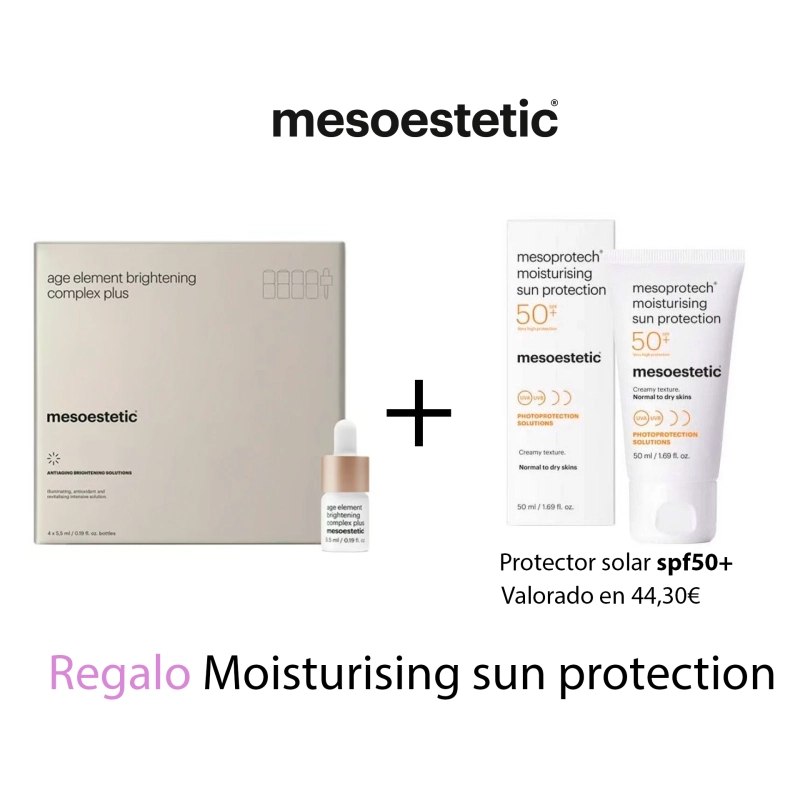 Vitamina C Pura 15% Mesoestetic + Regalo | Mesoprotech Moisturising sun protection