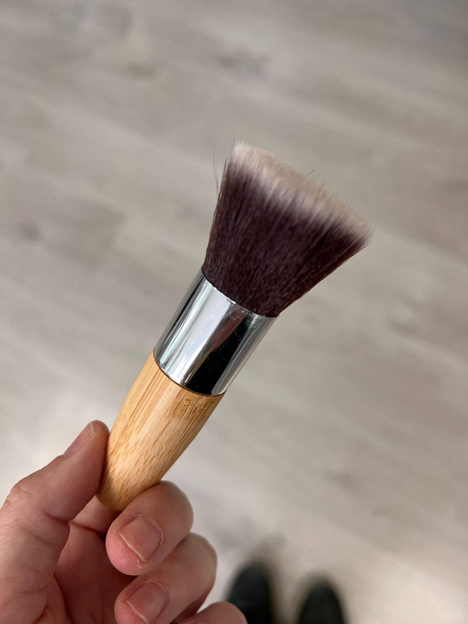 Brocha Maquillaje Brocha mango de bambú